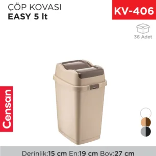 EASY ÇÖP KOVASI 5 LT (09711)