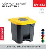 ÇÖP KONTEYNERİ PLANET 30 LT (UP 225)