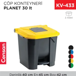 ÇÖP KONTEYNERİ PLANET 30 LT (UP 225)