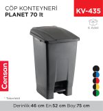 ÇÖP KONTEYNERİ PLANET 70 LT (UP228)