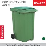 ÇÖP KONTEYNERİ 360 LT
