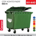 ÇÖP KONTEYNERİ 660 LT