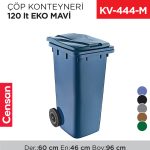 ÇÖP KONTEYNERİ 120 LT EKO MAVİ(6506)