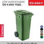 ÇÖP KONTEYNERİ 120 LT EKO YEŞİL (6506)