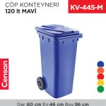 ÇÖP KONTEYNERİ 120 LT MAVİ (6505)