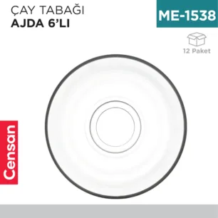 ÇAY TABAĞI AJDA-KARE 6LI (54251-54261-268F)