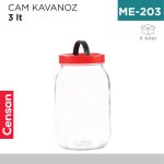 CAM KAVANOZ 3 KG