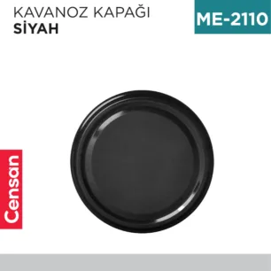 CAM KAVANOZ KAPAĞI SİYAH (GOLD)