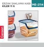 KİLER ERZAK SAKLAMA KABI 11 LT (E-395)