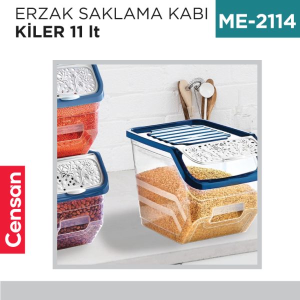 KİLER ERZAK SAKLAMA KABI 11 LT (E-395)