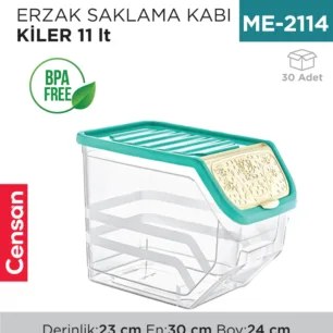 KİLER ERZAK SAKLAMA KABI 11 LT (E-395)