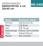 KESİM PANOSU END.2 CM (KALINLIK) 25*40 CM
