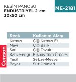 KESİM PANOSU END.2 CM (KALINLIK) 30*50 CM