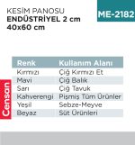 KESİM PANOSU END.2 CM (KALINLIK) 40*60 CM