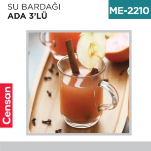 SU BARDAĞI 3LÜ ADA 250 CC LAV (ADA415A)