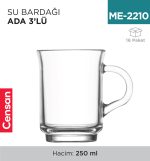 MEŞRUBAT BARDAĞI 3LÜ ADA 250 CC LAV (ADA415A)