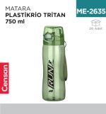 MATARA PLASTİK RİO TRİTAN 750 ML (TP-496)