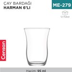 ÇAY BARDAĞI 6LI HARMAN LAV (30030)
