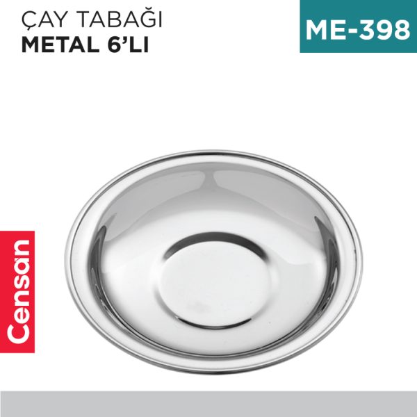 ÇAY TABAĞI METAL 6LI