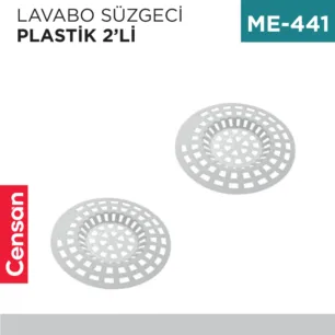 LAVABO SÜZGECİ PLASTİK 2Lİ (SD-676)(Y-136)
