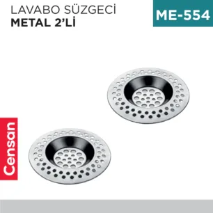 LAVABO SÜZGECİ METAL 2Lİ (SD-679)