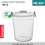 BAKLİYAT KOVASI 50 LT (E-582)