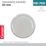CAM KAVANOZ KAPAĞI 63 MM (370)