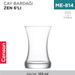 ÇAY BARDAĞI 6LI ZEN 155 CC LAV (ZEN313)