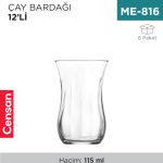 ÇAY BARDAĞI 12Lİ KLASİK LAV (30020OPT)