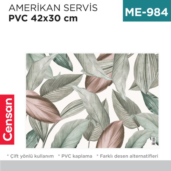 AMERİKAN SERVİS PVC 42*30 CM