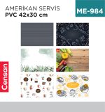 AMERİKAN SERVİS PVC 42*30 CM