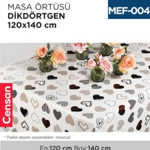 MASA ÖRTÜSÜ EBATLI 120 CM*140 CM