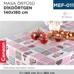 MASA ÖRTÜSÜ EBATLI 140 CM*180 CM