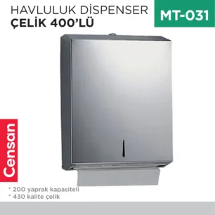 HAVLULUK DİSPENSER ÇELİK 400LÜ (7146)
