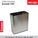 DUVAR TİPİ ÇÖP KOVASI METAL 8 LT (1225)