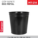 ÇÖP SEPETİ DÜZ METAL (HMK)(ARI)