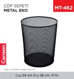 ÇÖP SEPETİ METAL EKO (DELİKLİ&amp;DÜZ) (GLN)