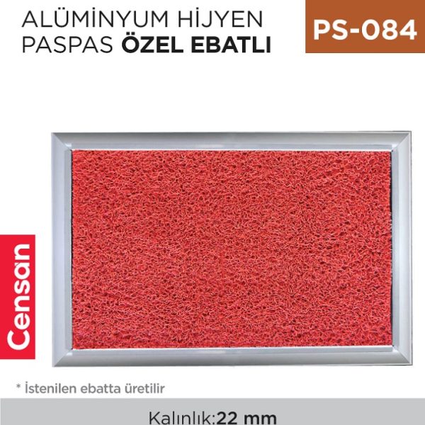 ALÜMİNYUM HİJYEN PASPAS ÖZEL EBATLI