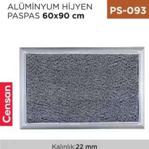 ALÜMİNYUM HİJYEN PASPAS 60 CM*90 CM