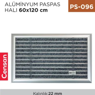 ALÜMİNYUM PASPAS HALI 60 CM*120 CM