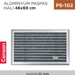 ALÜMİNYUM PASPAS HALI 46 CM*69 CM