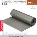 İZOLE YALITKAN PASPAS 3 MM 100 CM (EN)