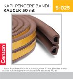 KAPI-PENCERE BANDI KAUÇUK ACORD (2*50=100 MT)