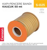 KAPI-PENCERE BANDI KAUÇUK ACORD (2*50=100 MT)