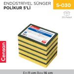 ENDÜSTRİYEL SÜNGER POLİKUR 5Lİ (679)