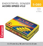 ENDÜSTRİYEL SÜNGER ACORD-SPEED 4LÜ (391)