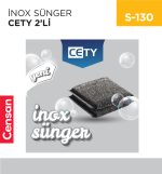 İNOX SÜNGER CETY 2Lİ