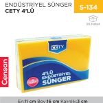 ENDÜSTRİYEL SÜNGER CETY 4LÜ
