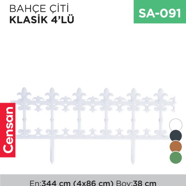 BAHÇE ÇİTİ KLASİK 4LÜ (5990)