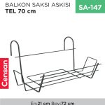 BALKON SAKSI ASKISI TEL 70 CM